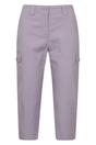 Grey Coastal Stretch Capri Cargo Trousers, Image 1 of 5