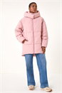 Rose Oversized Padded Hooded Coat, Image 5 of 9