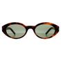 Brown Oval Havana Green SL567, Image 1 of 3
