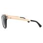 Black Cat Eye Black Rose Gold Grey Gradient Polarized Sunglasses, Image 3 of 4