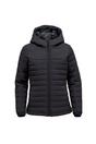 Black Nautilus Quilted Hooded Jacket, Image 1 of 2