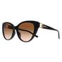 Black Ralph Lauren Black Cat Eye Shiny Black Brown Gradient RL8215BU, Image 2 of 4