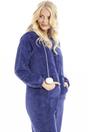 Navy Navy Supersoft Hooded Onesie, Image 4 of 6