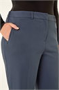 Dark Grey Curve Straight Leg Trouser, Image 5 of 5
