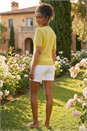 Lime Scattered Hotfix Knitted Top, Image 3 of 4