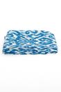 Blue Sarta Blue Damask Lightweight Cotton Scarf, Image 2 of 4