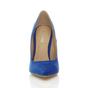 Royal Blue AJVANI Royal Blue High Stiletto Heel Pointed Toe Court Shoes, Image 6 of 6