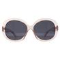 Pink Round Transparent Pink Smoke Polarized MP63, Image 1 of 4