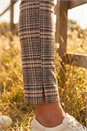 Brown Check Stretch Trouser, Image 4 of 4