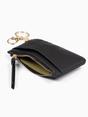 Black Faux Leather Card Holder Wallet, Image 2 of 2