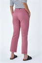 Rose Cotton Blend Washed Chino Trousers, Image 3 of 5