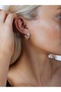 Gold Pearl Leaf Earrings - Gift Boxed, Image 2 of 6