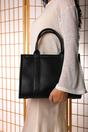 Black Quarry Tote bag With Top Grab Handles, Image 2 of 7