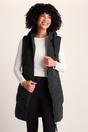 Black Ranskill Long Insulated Gilet, Image 1 of 6