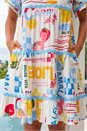 Ivory  Petite Ric Rac Capri Dress, Image 4 of 4