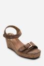 Camel Where's That From Camel Olivine Double Strap Platform Wedge, Image 3 of 6