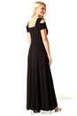  Diamante Cold Shoulder Maxi Dress, Image 2 of 4