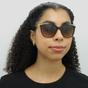 Black Ralph Black Cat Eye Black Brown Gradient Sunglasses, Image 5 of 6
