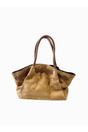 Brown Vintage Soft Faux Suede Shoulder Bag, Image 4 of 4