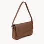 Tan 'BEVERLY' Pebble Grain Real Leather Shoulder Bag, Image 2 of 4