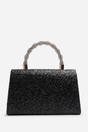  Pluie Glitter Evening Bag With Braided Top Handle, Image 4 of 8
