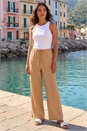 Stone Stripe Tie Waist Pocket Trouser, Image 2 of 4