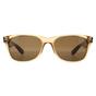 Brown Ray-Ban Brown Rectangle Honey Crystal Brown Polarized Sunglasses, Image 1 of 5
