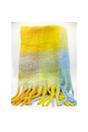 Multi Bright Checked Print Scarf, Image 4 of 4