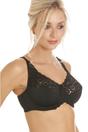 Black Lace Non Padded Underwired Bra, Image 4 of 4