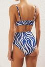 Multi High Waist Shaping Bikini Bottom, Image 5 of 5