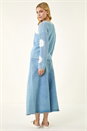 Light Blue  Daisy Detail Knit Cardigan, Image 4 of 8