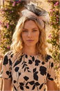 Light Pink Bow Veil Fascinator, Image 3 of 4