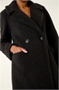 Black Borg Single Breasted Coat, Image 6 of 7