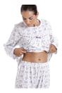 Lilac Camille Lingerie Lilac Jersey Cotton Ditsy Floral Print Pyjama Set, Image 5 of 5