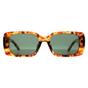 Brown Rectangle Shiny Havana Soft Demi G15 Green Polarized MP76, Image 1 of 4