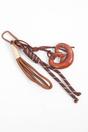 Brown Pretzel Clip On Bag Charm, Image 3 of 3