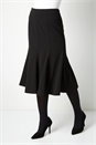 Black Flute Midi Skirt, Image 1 of 4