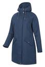 Navy Mountain Warehouse Navy Polperro Lightweight Padded Waterproof Jacket, Image 4 of 4