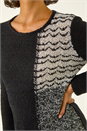 Black Textured Knit Jumper, Image 5 of 5