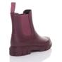 Burgundy Wellies Chelsea Ankle Boots Wellingtons, Image 4 of 6
