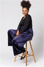  Curve Velvet Wide Leg Trousers, Image 4 of 4