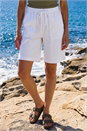 White Drawcord Detail Short, Image 2 of 4