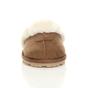 Tan AJVANI Tan Faux Fur Lined Slip On Memory Foam Mules Slippers, Image 5 of 5