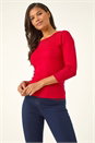 Red Diamante Studded Jumper, Image 1 of 5