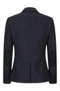 Black Infinity Leather Black Herringbone Check Tweed Wool Blend Blazer, Image 5 of 5