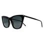 Black Cat Eye Shiny Black Grey SL 214 Kate Thin, Image 2 of 3