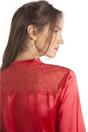 Red Camille Lingerie Red Long Satin Wrap, Image 3 of 5