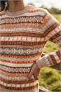 Rust Fairisle Soft Knit Jumper, Image 4 of 4