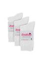 White 6 Pairs Ladies Plain Cotton Rich Dress Socks, Image 2 of 5