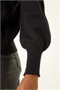 Black Ombre Speckled Knit Jumper, Image 5 of 5